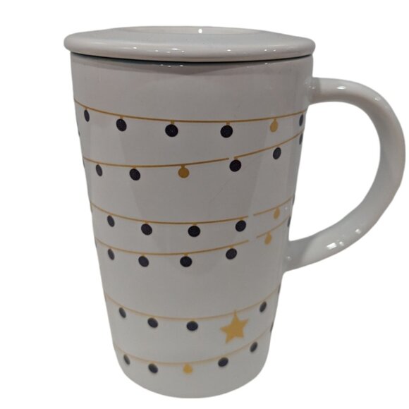 David's Tea Christmas Mug with Lid - Picture 2 of 5